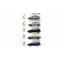 thumbnail image 3 of Driver Left Side Door Window Door Glass Compatible with Ford Focus 2 Door Hatchback 2000-2007 Models/ 2 Door Coupe 2008-2011 Models, 3 of 4