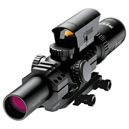 Burris MTAC 1-4x24mm Riflescope w/ Fastfire 3 Red Dot Sight & Illuminated Ballistic CQ Reticle - (Best 1x4 Scope For Ar15)