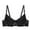 Black, variant on Women's Soft Wireless Half Cup Strapless Bra for All Seasons White M