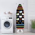 thumbnail image 4 of HELLHERO Cat Paw Print Design Iron Dust Cover 3 Fasteners Elastic Edge Ironing Board Cover Dust Proof Non-Slip for Women, 4 of 6