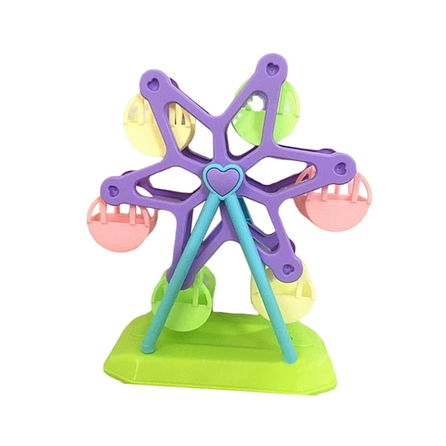 DIY Rueda de Playset Kits de construcción Figura y accesorio Juguete preescolar Modelo creativo 3D Juguete giratorio para de 3 años Yotijar juego de ruedas