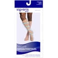 thumbnail image 2 of Sigvaris Specialty 553 Secure Men's 30-40 Closed Toe Knee High Compression Stockings w/Silicone Band Beige X4 Long Full, 2 of 3