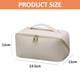 thumbnail image 2 of Bolsa de viaje para cosméticos de gran capacidad, bolsa de maquillaje, bolsa organizadora de maquillaje de cuero PU portátil e impermeable, 2 of 5