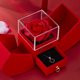 thumbnail image 3 of Joyero de Rosas con Cubierta Acrílica Transparente | Cajón para Guardar Collares, Anillos y Pulseras | Elegante Caja de Regalo con Lazo para Navidad, Cumpleaños y Regalos para Mujeres, 3 of 6