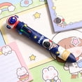 thumbnail image 4 of PoyoKee 0.7mm Colored Pens, 10 Colors Retractable Gel Pens, Cute Character Click Style Pen for Women Men, Office Supplies for Drawing, Astronaut, 4 of 7