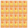 thumbnail image 1 of 500Pcs Adhesive Warning Labels Handle with Care Fragile Warning Packing Labels (Yellow), 1 of 8