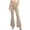 *Khaki, variant on VBVC Women's Double Button Flare Leg Pants, High Waist Slim Fit Business Trousers For Women, Ladies' Office Work Bell Bottom Pants with Pockets,Black,XXS-2XL