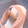 thumbnail image 5 of Quealent Girls Leather Soft Closed Toe Princess Flat Shoes Summer Sandals(Toddler/Little Kid) Pink for Size 6, 5 of 9