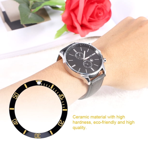 Inserto de bisel de reloj, nuevo reloj de cerámica, reloj de pulsera, inserto de reloj, bisel de reloj probado profesionalmente
