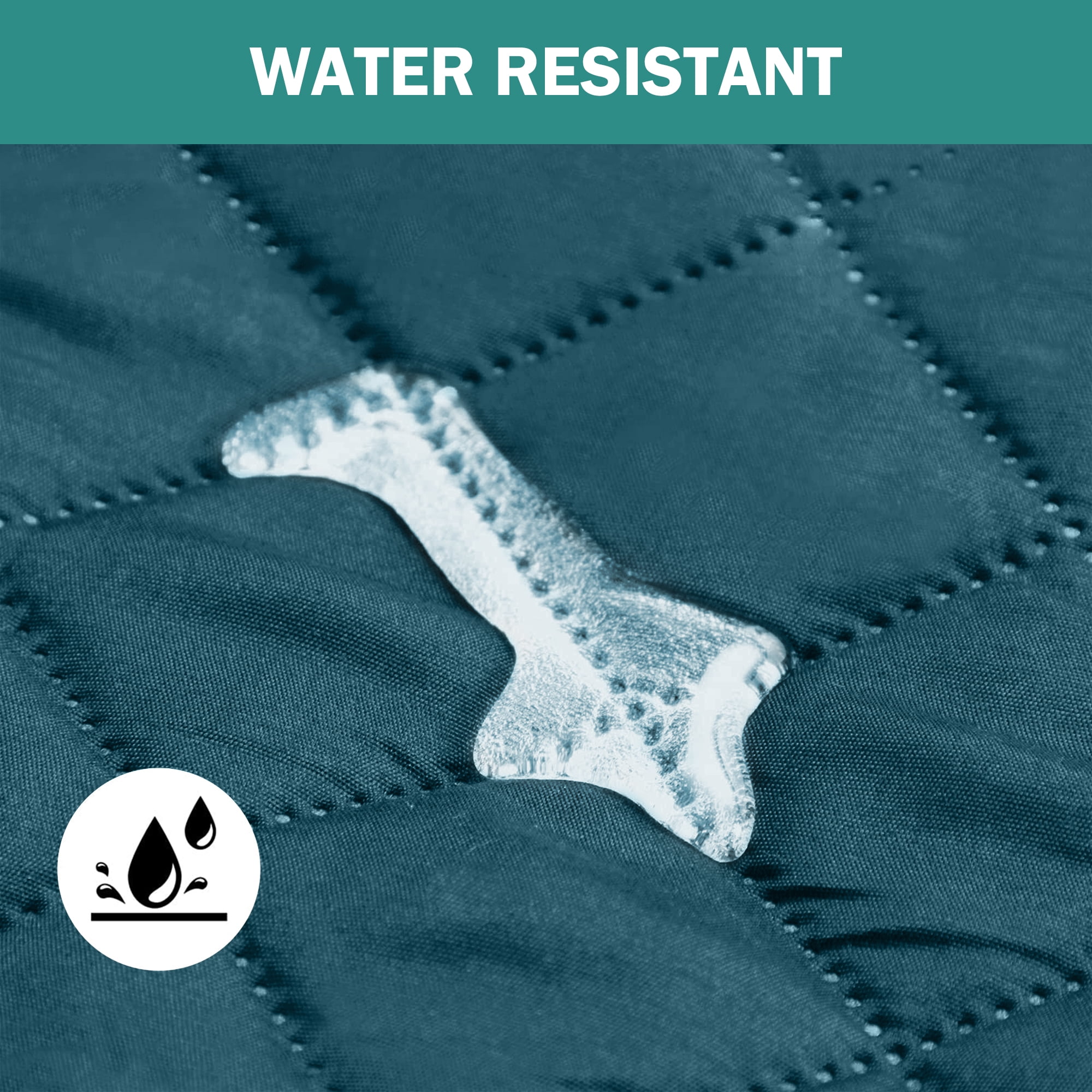 100% Waterproof Sofa Cover Machine Washable Couch Cover Non Slip Furniture Protector Slipcover for Dogs, Children, Pets, Oversized Sofa, Aqua Blue