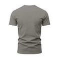 thumbnail image 4 of NinXxx Men's Short Sleeve Pocket Crew Neck Casual Outdoor Tee Grey XXL, 4 of 7