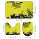 thumbnail image 3 of Lázaro-theme 4-Piece Shower Curtain Set with Rugs, Waterproof Bathroom Decor Set Includes Bath Mat, U-Shaped Rug, Toilet Lid Cover and Curtain with Hooks, 3 of 6