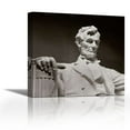 thumbnail image 1 of Lincoln Memorial statue by Daniel Chester French, Washington, D.C. - Contemporary Fine Art Giclee on Canvas Gallery Wrap - wall décor - Art painting - 22 x 20 Inch - Ready to Hang, 1 of 2