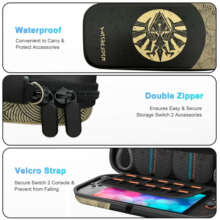 Carrying Case for Nintendo Switch 2 (2025), Zelda Switch