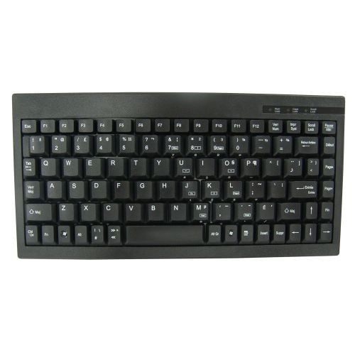 Solidtek Mini KB-595BU - Keyboard - USB - French Canadian - black