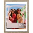 thumbnail image 1 of Vittanly 12x16 Picture Frame, Display Pictures 11x14 with Mat or 12x16 without Mat, Premium Material with Shatter Resistant Plexiglass, Poster Frame for Wall Display, Light Wood, 1 Pack, 1 of 1