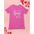 thumbnail image 4 of Tstars Girls Valentine's Day heart Shirts for Teen Kids T Shirt, 4 of 7