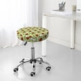 thumbnail image 7 of Lsque Avocado Round Bar chair cushion covers Velvet Fabric Premium Comfort Protects from Scratches and Stains for 14-17 Inch Chair- 14 inch, 7 of 7