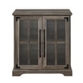 thumbnail image 6 of Manor Park Farmhouse Glass Door Accent Cabinet, Grey Wash, 6 of 9