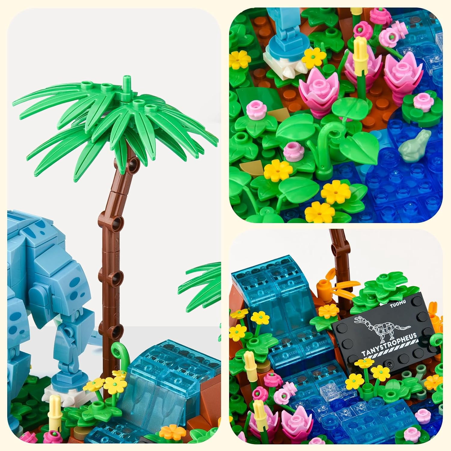 Dinosaur World Building Set,Jurassic Animal Building Collection Toys(541PCS)