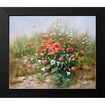 thumbnail image 2 of Motz, Peter 23x20 Black Modern Framed Museum Art Print Titled - Poppies and friends, 2 of 5