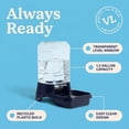 thumbnail image 5 of Vibrant Life Gravity Waterer for Medium Pets, 1.2 gal, Navy, 5 of 10