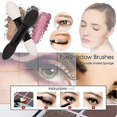 thumbnail image 5 of 100 Pack Disposable Double Sided Sponge Makeup Eyeshadow Brush Tipped Cosmetic Makeup Eye shadow Applicators Brush (Black and White), 5 of 5