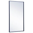thumbnail image 6 of Home Decorative Modern Metal Frame Rectangle Mirror 24X 40" - Blue, 6 of 7