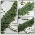 thumbnail image 6 of 2 PCS 9 ft Christmas Cedar Garland - Thick & Soft Artificial Realistic Cedar Pine Garland for Home Mantle, Stair, Fireplace, Wall, Indoor, Outdoor Christmas Winter Holiday Party Decoration, 6 of 6