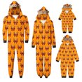 thumbnail image 6 of XUNKUSGA Christmas Pajamas for Family Classic Print Hooded Fleece Zip Up Jumpsuit Pjs Soft Skin Friendly Long Sleeve Family Matching Christmas Onesie Pajamas Holiday Loungewear,Size 3-6 M, 6 of 8