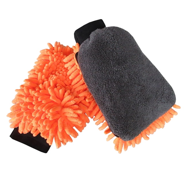 Kenally Guante de automático portátil lavable reemplazo Universal a prueba de arañazos coloridos guantes de limpieza de vehículos accesorios Vehículos, repuestos y accesorios Mis Rojo naranja Kenally VI017534-04