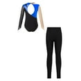 thumbnail image 2 of TiaoBug Gymnastics Leotards for Girls Dance Tumbling Outfit Athletic Dancewear Unitard Tracksuit Royal Blue 10, 2 of 5