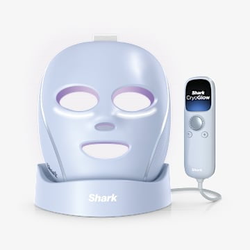 Shark™ CryoGlow™ Cooling + LED Face Mask with Charging Stand