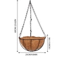 thumbnail image 3 of Coir Hanging Planter with Rope and Holes for Indoor and Outdoor Garden, 3 of 6