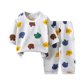 thumbnail image 1 of Odeerbi 1-6 Años Niños Niñas Pijamas de Algodón de Verano de Manga Corta Pantalones Suaves Impresos Ropa de Dormir Transpirable Conjunto de Pijama de Dos Piezas, 1 of 3