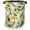 Lemon Flower Leaf, variant on Starfish Laundry Hamper,Shell Coral Dirty Clothes Laundry Basket with Handles Waterproof Oxford Cloth Storage Basket for College Dorms Bathroom Bedroom 16" x 20.8"