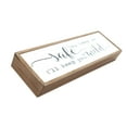 thumbnail image 6 of Parisloft You Keep Me Safe I Will Keep You Wild Wood Block Sign, Freestanding Farmhouse Decor, 6 of 6
