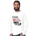 thumbnail image 5 of Stand Sit Kneel Religious Jesus Long Sleeve TShirt Men Women Brisco Brands S, 5 of 6
