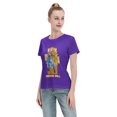 thumbnail image 4 of T-Shirt Basique à Manches Courtes pour Femmes Super Saiyan, 4 of 6