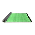 thumbnail image 2 of Ahgly Company Indoor Square Solid Emerald Green Modern Area Rugs, 5' Square, 2 of 4