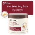 thumbnail image 1 of Aveeno Intense Relief Moisture Repair Cream, Shea Butter, Triple Oat, Extra Dry Skin Moisturizer, Fragrance Free, 1 of 7