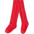 thumbnail image 4 of Hudson Baby Infant and Toddler Girl Cotton Rich Tights, Red Navy, 18-24 Months, 4 of 4