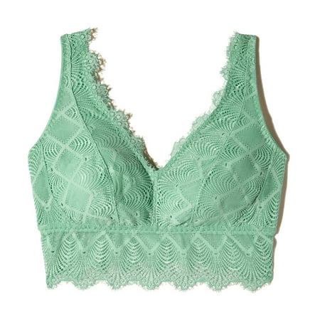 

Cosabella Allure CURVY Plunge Bralette (ALLUR1322) Small Ghana Green