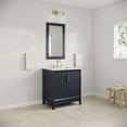 thumbnail image 6 of Water Creation Elizabeth 30" Wood Single Bathroom Vanity in Monarch Blue/Gold, 6 of 6
