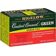 Bigelow Constant Comment Green Tea, Caffeinated, 20 Count (Pack Of 6) 120 Total Tea Bags
