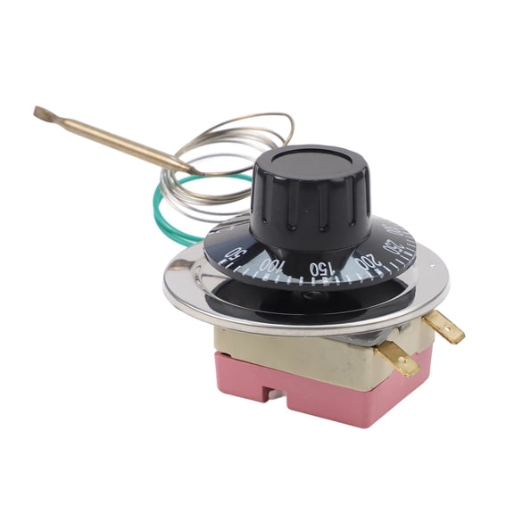 250V 16A Thermostat Ac 50-400 Degrees Celsius Knob Liquid Rising Temperature Controller No Nc For Electric Oven