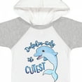 thumbnail image 4 of Inktastic Dolphin-itely the Cutest Boys or Girls Baby Bodysuit, 4 of 5