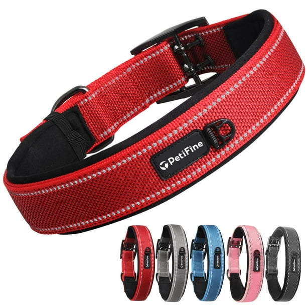 Collar de perro PetiFine, resistente y ajustable para perros de talla XL