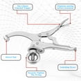 thumbnail image 3 of 2 Pieces Drill Press Locking Clamp Fix Clamp Drill Press Vise Bench Clamp Woodworking Vise Welding Clamp Drill Press (9 Inch), 3 of 5