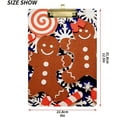 thumbnail image 3 of FMSHPON Christmas Gingerbread Lollipop Candy Clipboard Hardboard Wood Nursing Clip Board and Pull for Standard A4 Letter 13x9 inches, 3 of 5